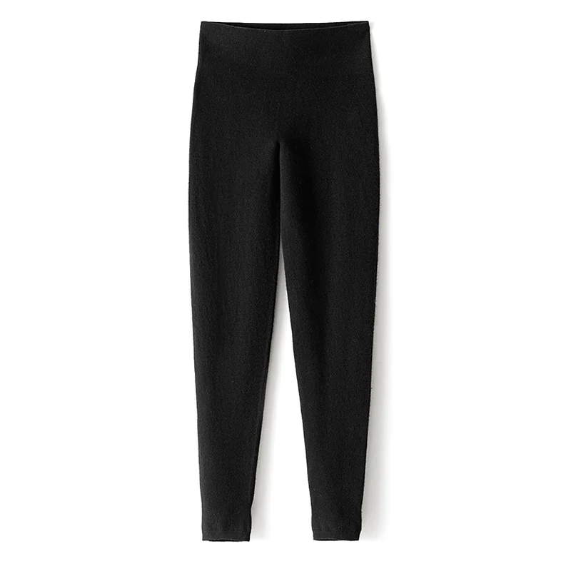 Damen Figurformende Hochtaillen Strickleggings mit Thermofinish Drune