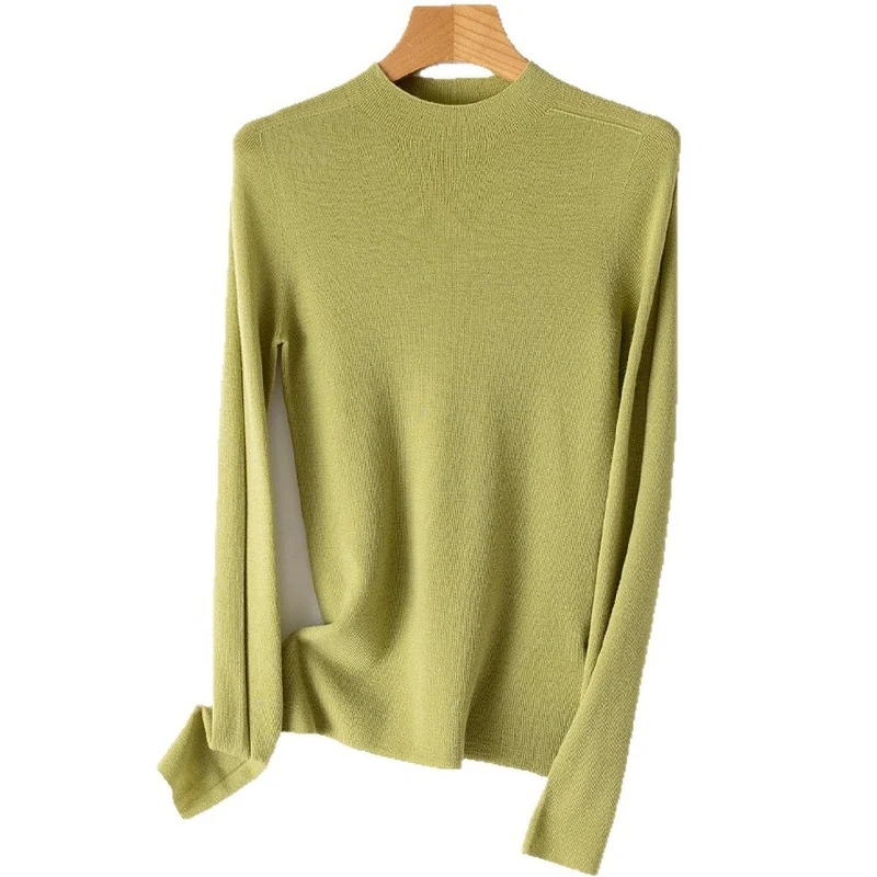 Damen Feinstrickpullover mit Stehkragen und schlanker Silhouette Drune