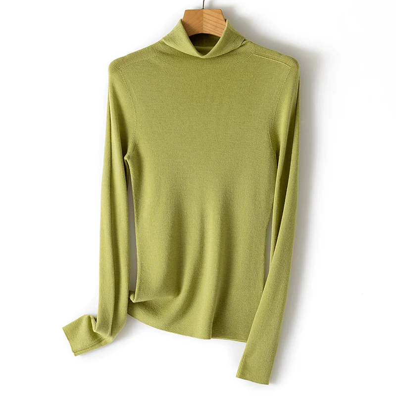 Damen Feiner Rollkragenpullover aus Stretch-Feinstrick mit schmaler Schnittführung Drune