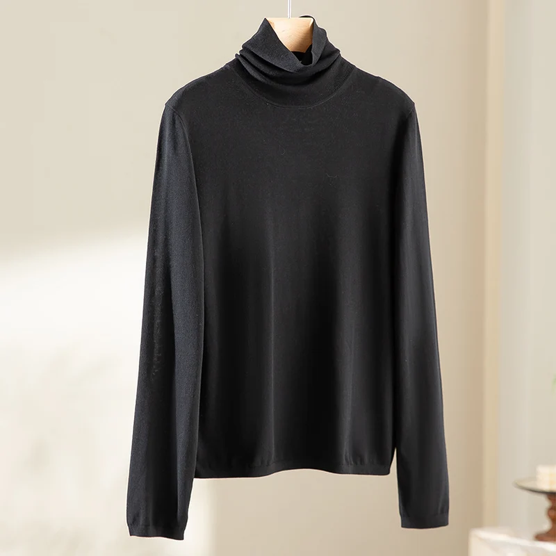 Damen Feiner Rollkragenpullover aus leichtem Feinstrick Drune