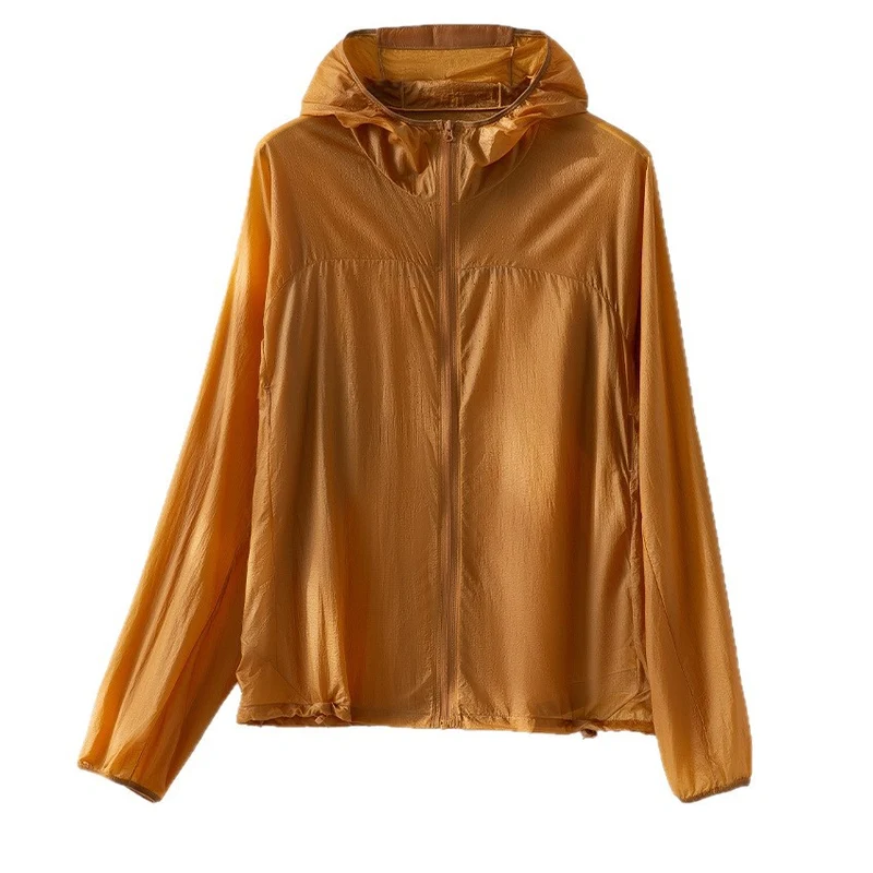 Damen Federleichte Kapuzenjacke aus Mikrofasern mit Kordelzug Drune