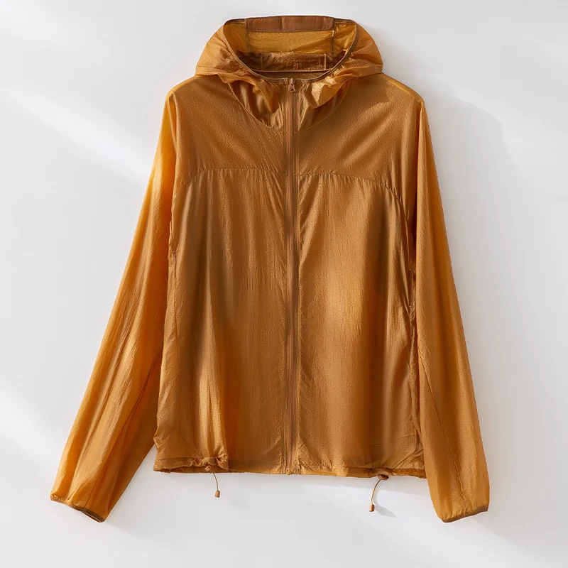 Damen Federleichte Kapuzenjacke aus Mikrofasern mit Kordelzug Drune