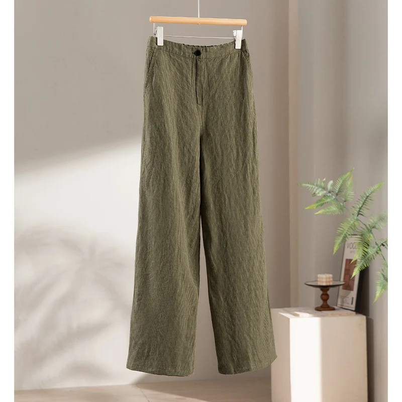 Damen Taillierte Cordweste mit V‑Ausschnitt und Eingrifftaschen Drune