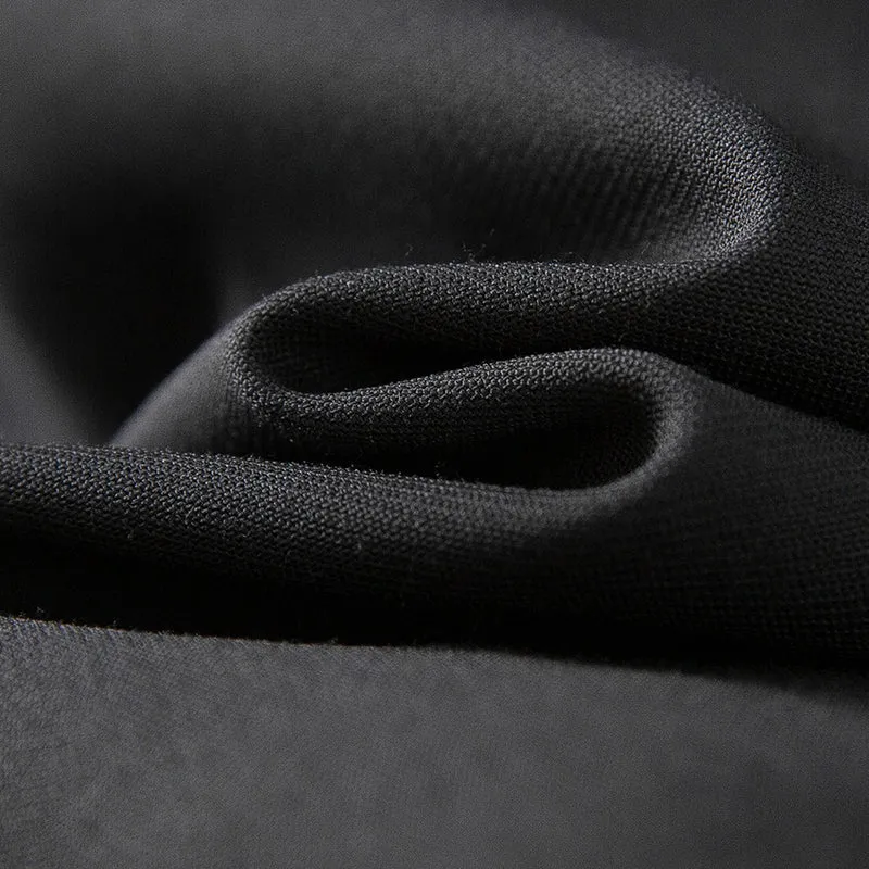 Damen Oversize-Satinbluse im Hemdcut mit klassischem Kragen und abgerundetem Saum Drune