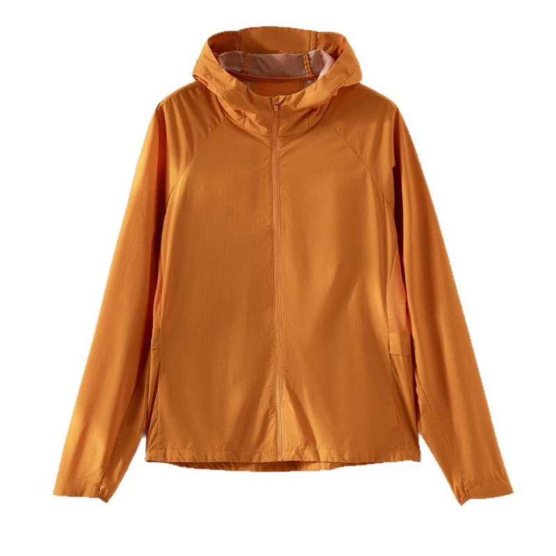 Damen Leichte Kapuzen‑Windjacke aus Ripstop‑Mikrofaser mit durchgehendem Reißverschluss Drune