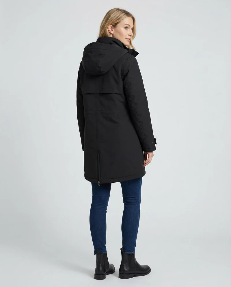 Übergangsjacke Damen sportlich Parka mit Taschen