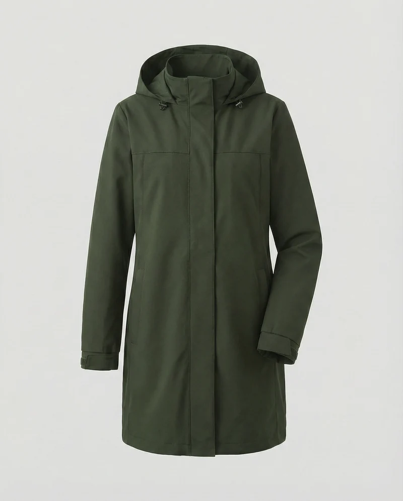 Übergangsjacke Damen sportlich Parka mit Taschen