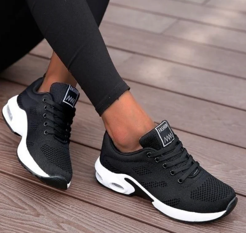 Drune | Orthopädische Leichte, Atmungsaktive Sport-Sneaker für Damen Sportlicher Casual-Running-Schuh mit Air-Cushion-Sohle