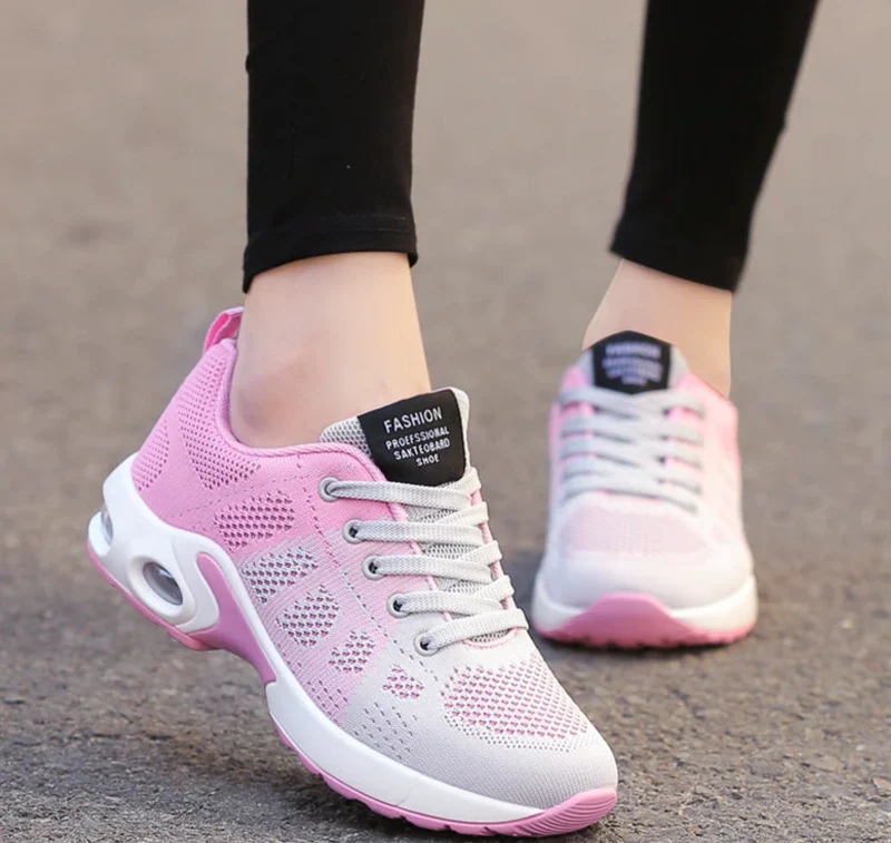 Drune | Orthopädische Leichte, Atmungsaktive Sport-Sneaker für Damen Sportlicher Casual-Running-Schuh mit Air-Cushion-Sohle