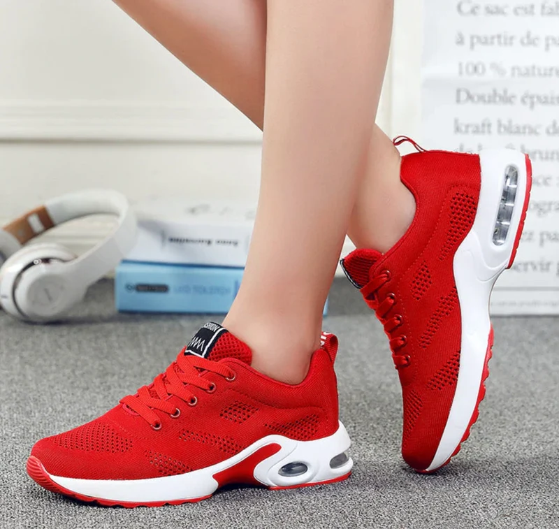 Drune | Orthopädische Leichte, Atmungsaktive Sport-Sneaker für Damen Sportlicher Casual-Running-Schuh mit Air-Cushion-Sohle