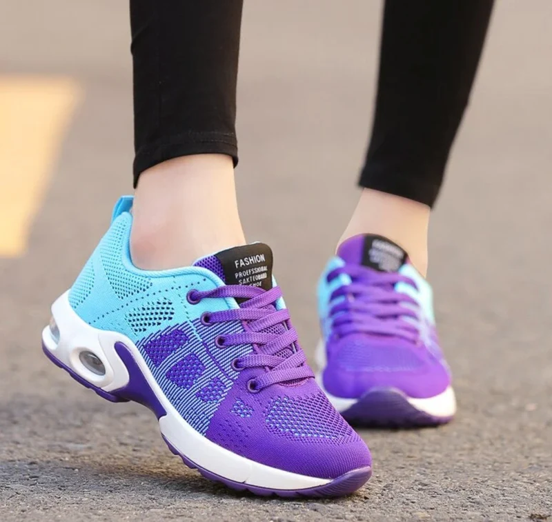 Drune | Orthopädische Leichte, Atmungsaktive Sport-Sneaker für Damen Sportlicher Casual-Running-Schuh mit Air-Cushion-Sohle