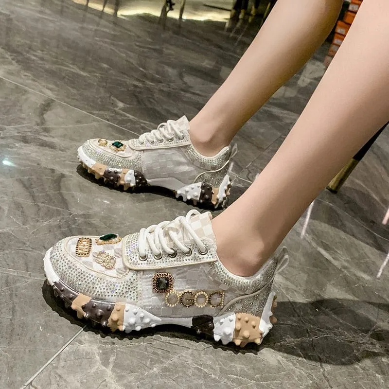 Drune | Funkelnde Diamanten Schuhe