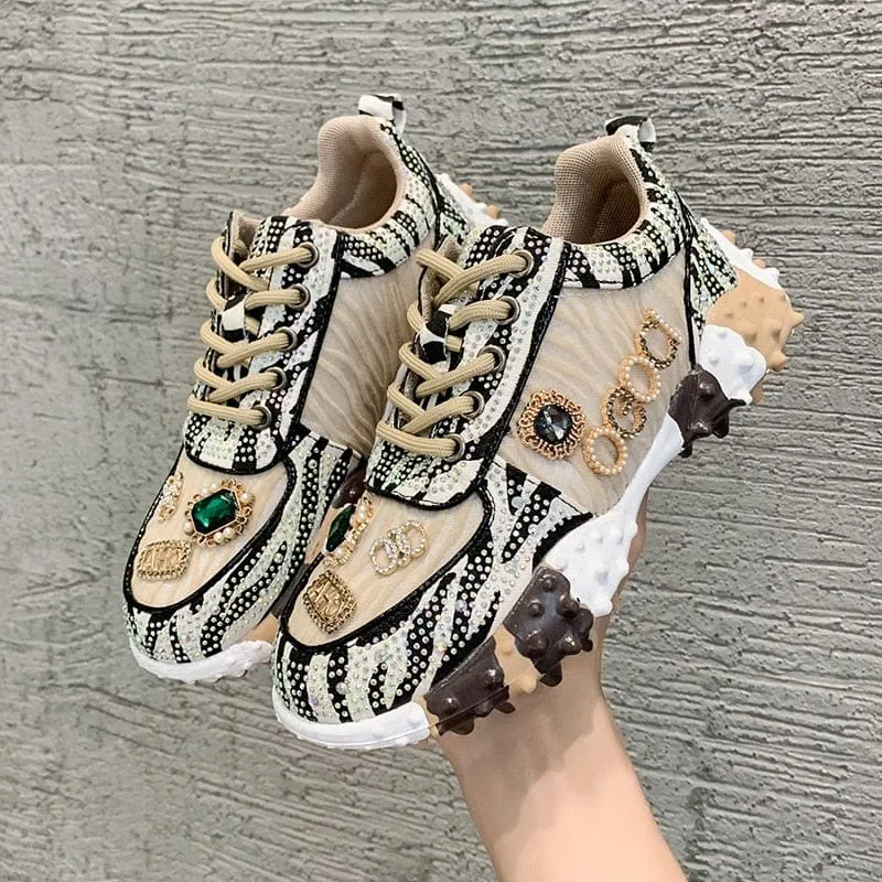 Drune | Funkelnde Diamanten Schuhe