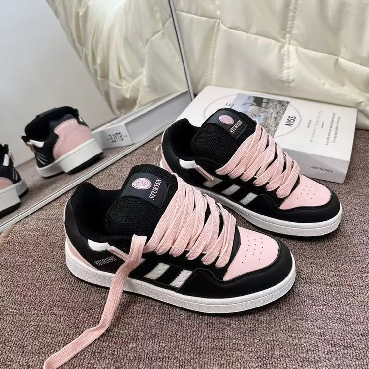 Damen Sportliche Freizeitsneaker mit stylischem Design und dämpfender Sohle Drune