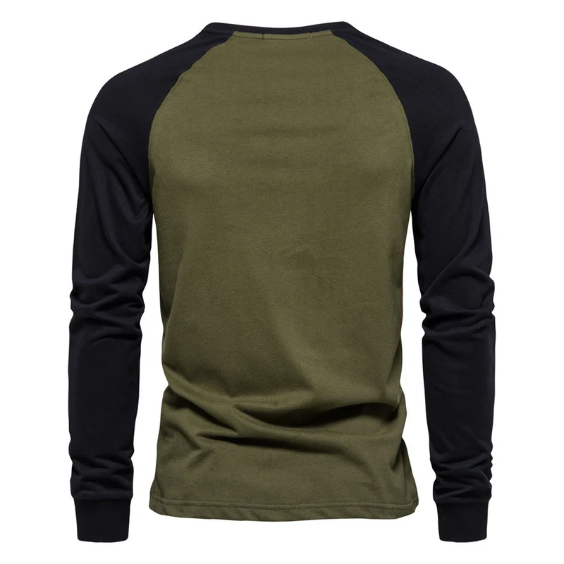 Herren Langarmshirt mit markantem Raglan-Design Drune