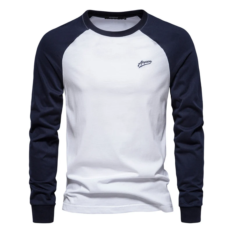 Herren Langarmshirt mit markantem Raglan-Design Drune