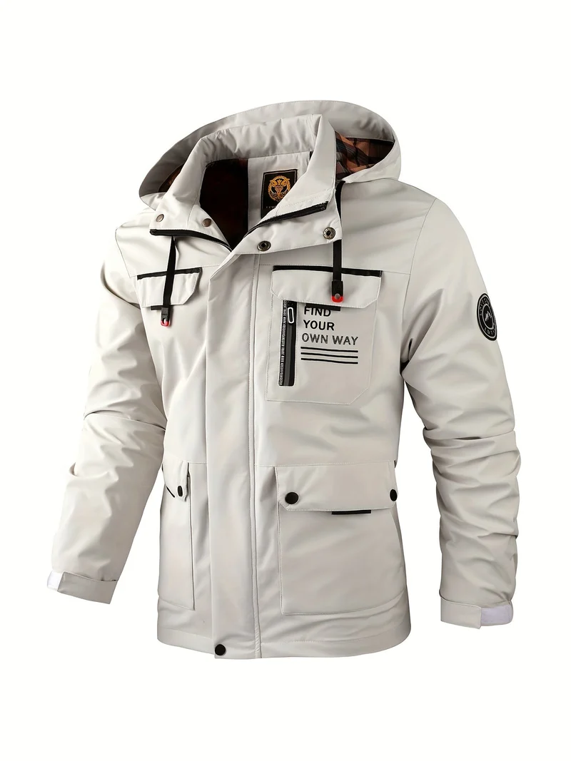 Drune | Herren Kapuzen Utility Jacke