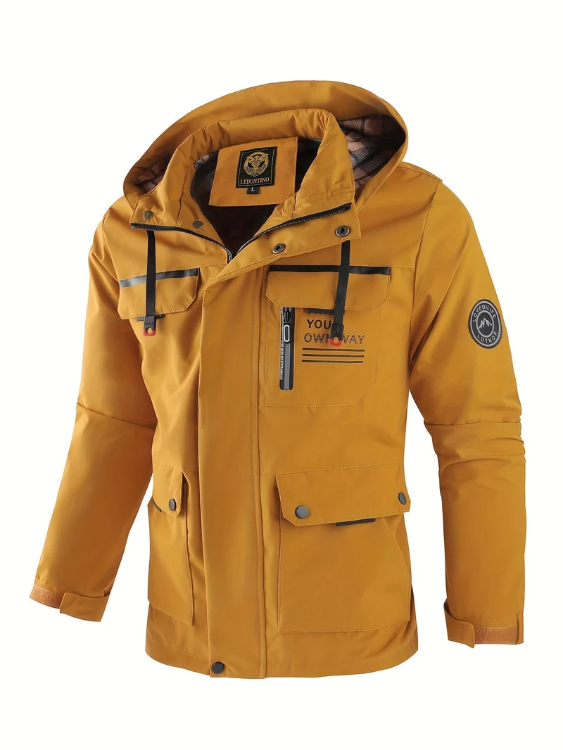 Drune | Herren Kapuzen Utility Jacke