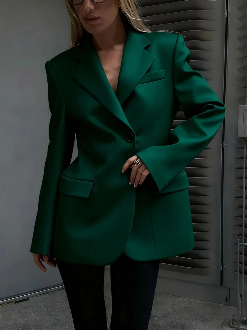 Damen Stilvoller Oversize-Blazer Drune