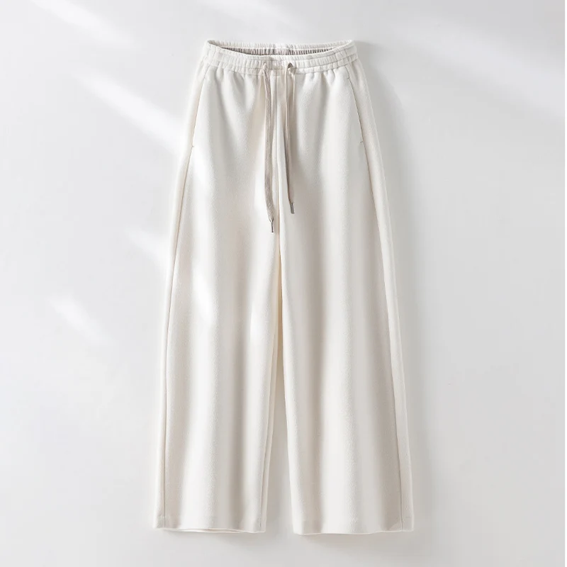Damen Weite Sweatpant mit elastischem Bund, Kordelzug und seitlichen Eingrifftaschen Drune