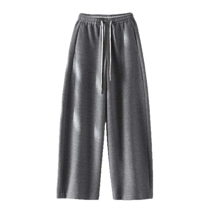 Damen Weite Sweatpant mit elastischem Bund, Kordelzug und seitlichen Eingrifftaschen Drune