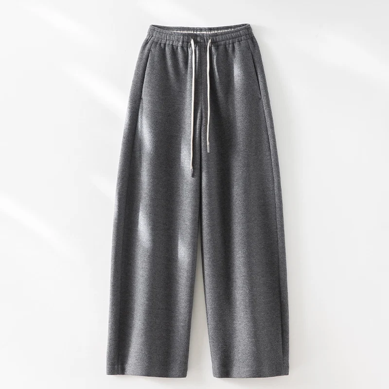 Damen Weite Sweatpant mit elastischem Bund, Kordelzug und seitlichen Eingrifftaschen Drune