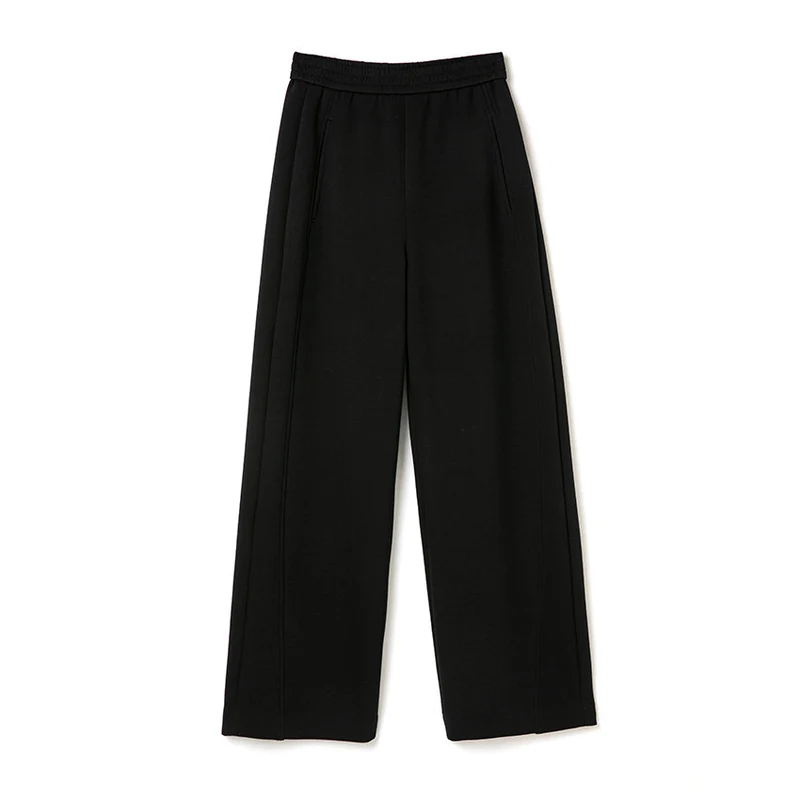 Damen Weite Jersey-Culotte mit hohem Taillenbund und versteckten Eingrifftaschen Drune
