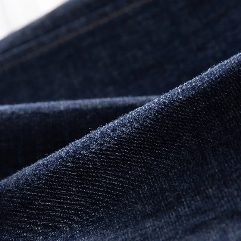 Damen Weite Jeanshose mit elastischem Bund und Tunnelzug Drune