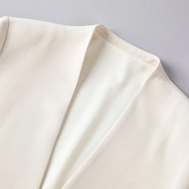 Damen Weite High‑Waist Komforthose mit elastischem Bund und geradem Bein Drune