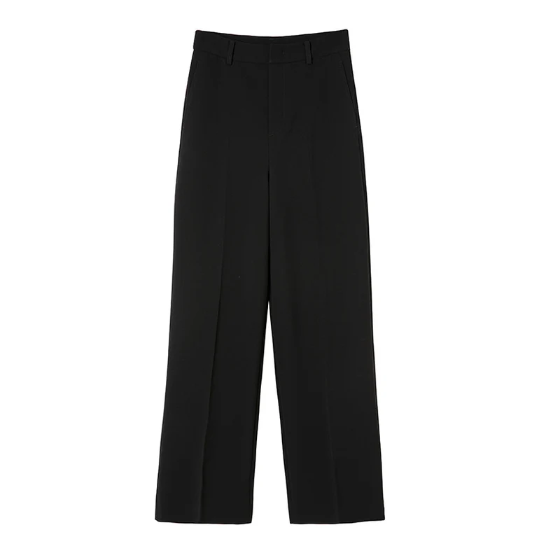 Damen Tailored Palazzo-Hose mit Bügelfalte und verdecktem Hakenverschluss Drune