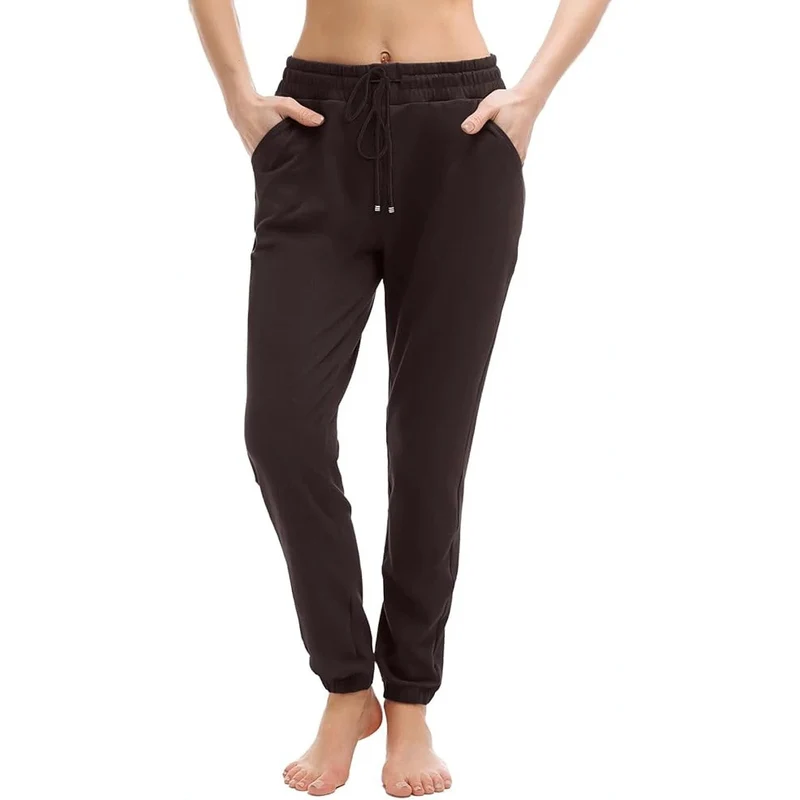 Damen Jogginghose mit hohem elastischem Bund, Tunnelzug und schmal zulaufenden Säumen Drune