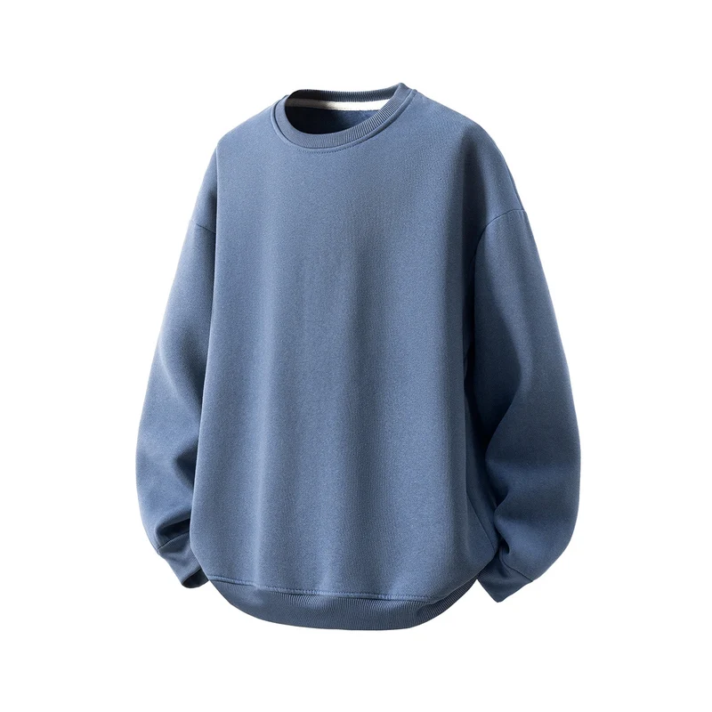 Unisex Oversized Rundhals-Sweatshirt aus French-Terry mit überschnittener Schulter Drune
