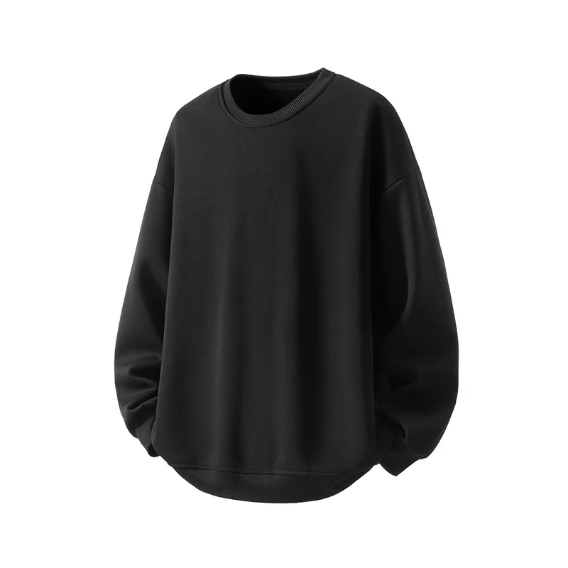 Unisex Oversized Rundhals-Sweatshirt aus French-Terry mit überschnittener Schulter Drune