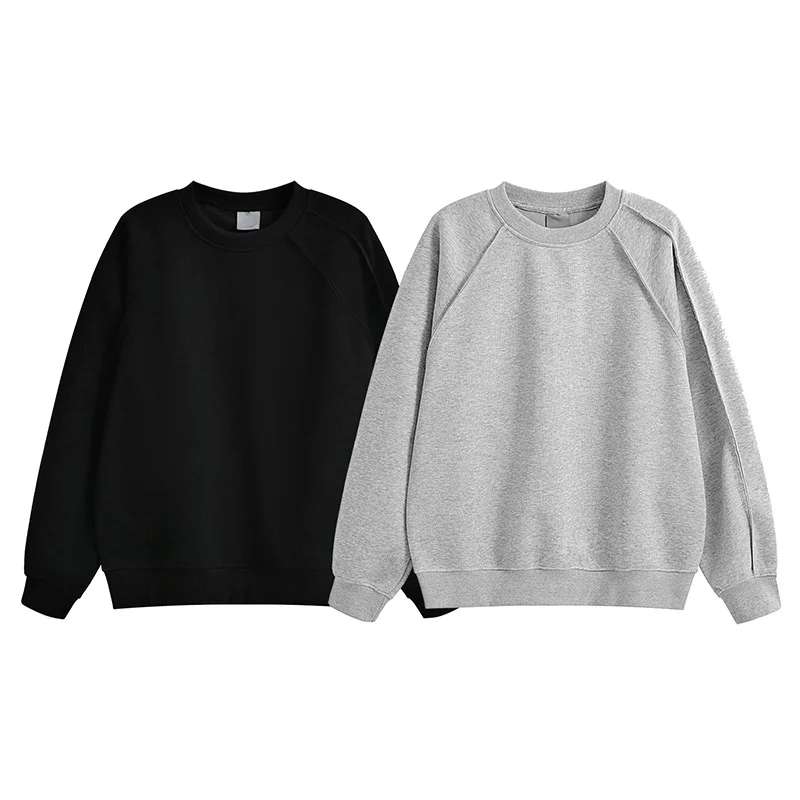 Unisex Oversize Sweatshirt mit Raglanärmeln und Rippbündchen Drune