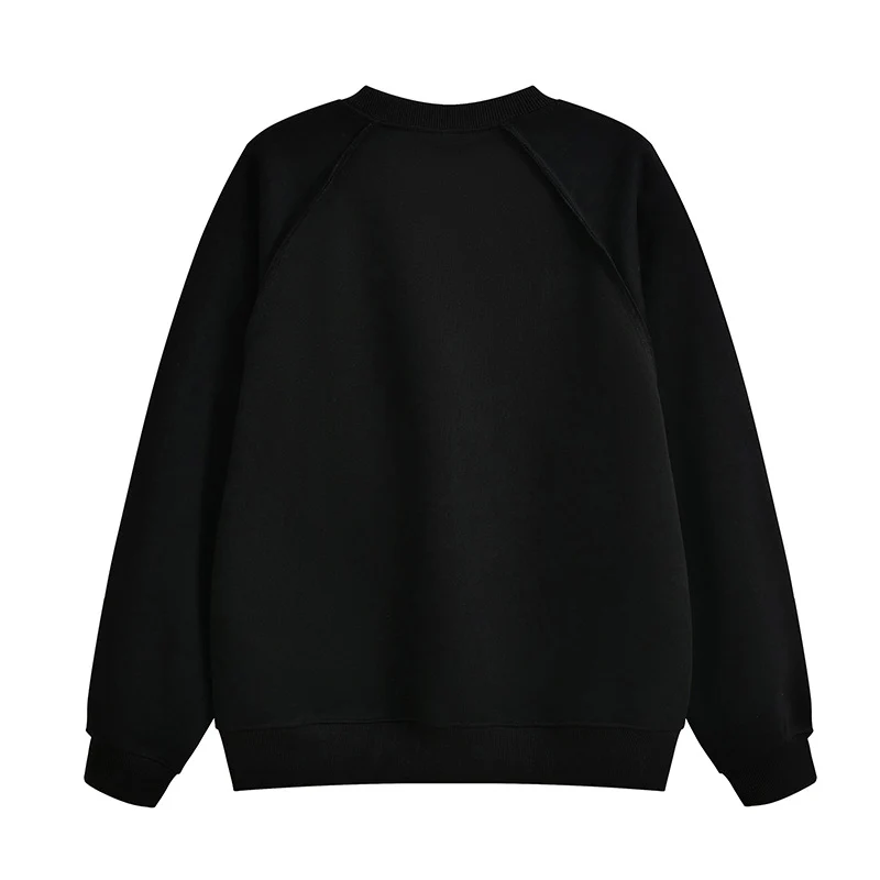 Unisex Oversize Sweatshirt mit Raglanärmeln und Rippbündchen Drune