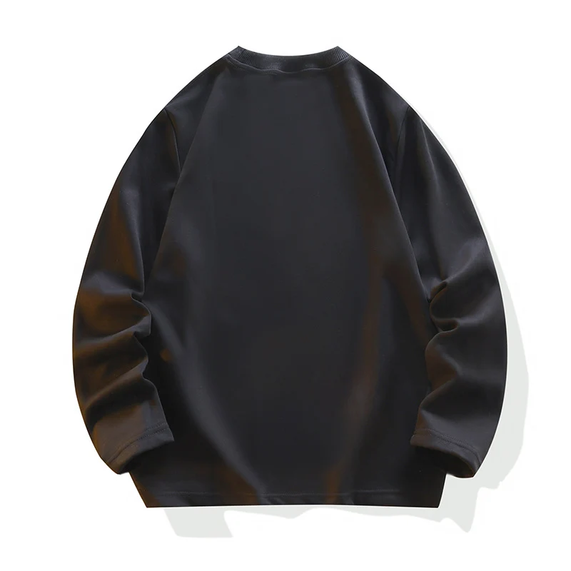 Unisex Oversize Raglan-Sweatshirt aus weichem Baumwollmix mit geripptem Rundhalsausschnitt Drune
