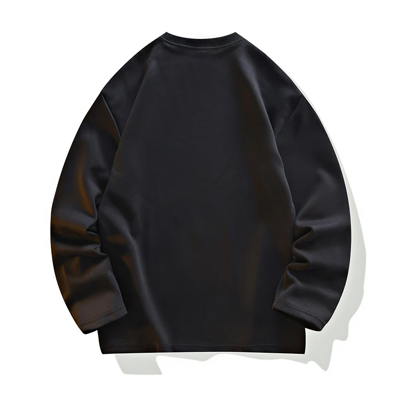 Unisex Oversize Langarm-Sweatshirt mit Raglannähten und Rundhalsausschnitt Drune