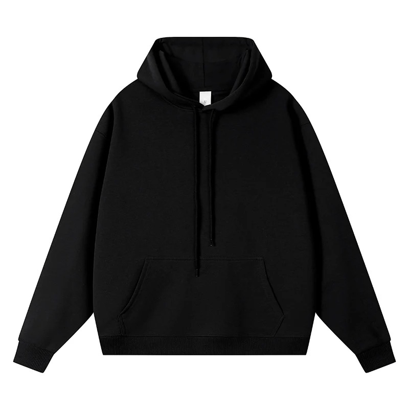 Unisex Oversize-Kapuzenpullover mit Kängurutasche und Rippbündchen Drune