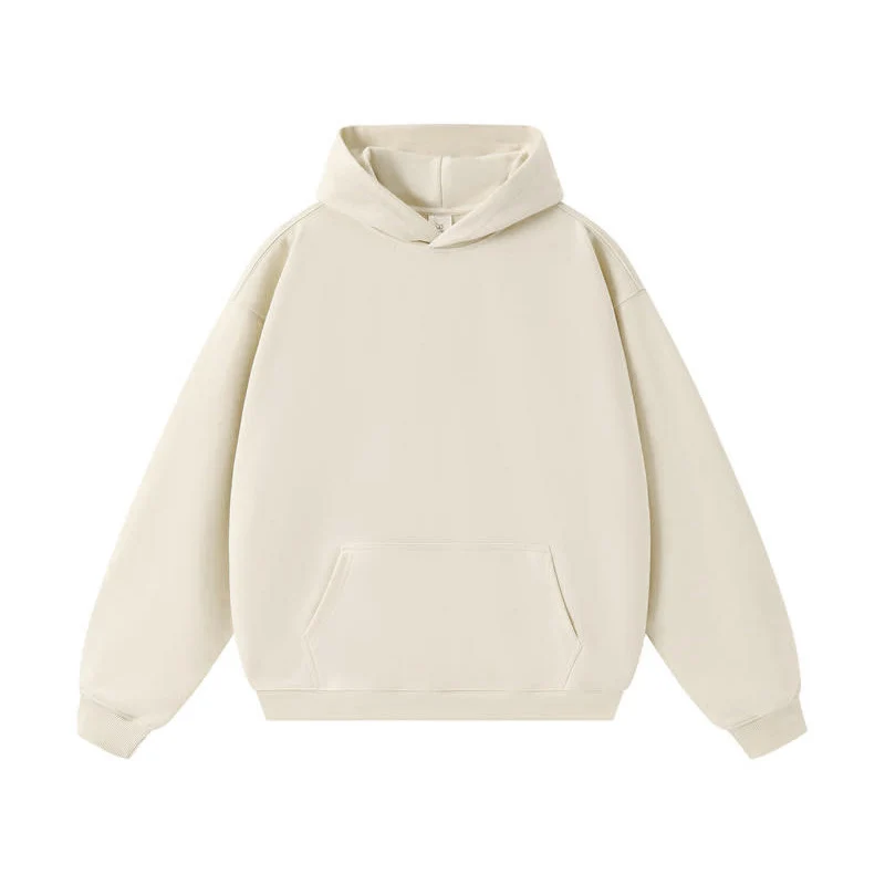 Unisex Oversize-Kapuzenpullover mit Kängurutasche und Raglanärmeln Drune