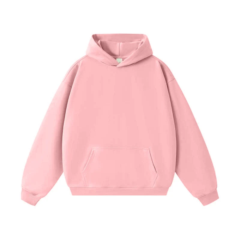 Unisex Oversize-Kapuzenpullover mit Kängurutasche und Raglanärmeln Drune