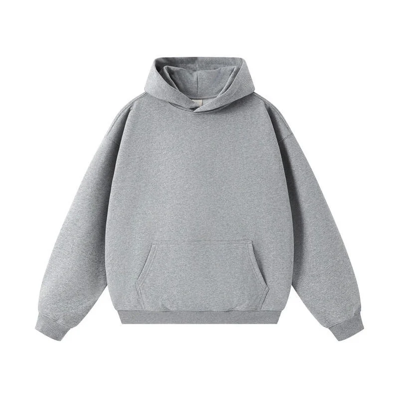 Unisex Oversize-Kapuzenpullover mit Kängurutasche und Raglanärmeln Drune