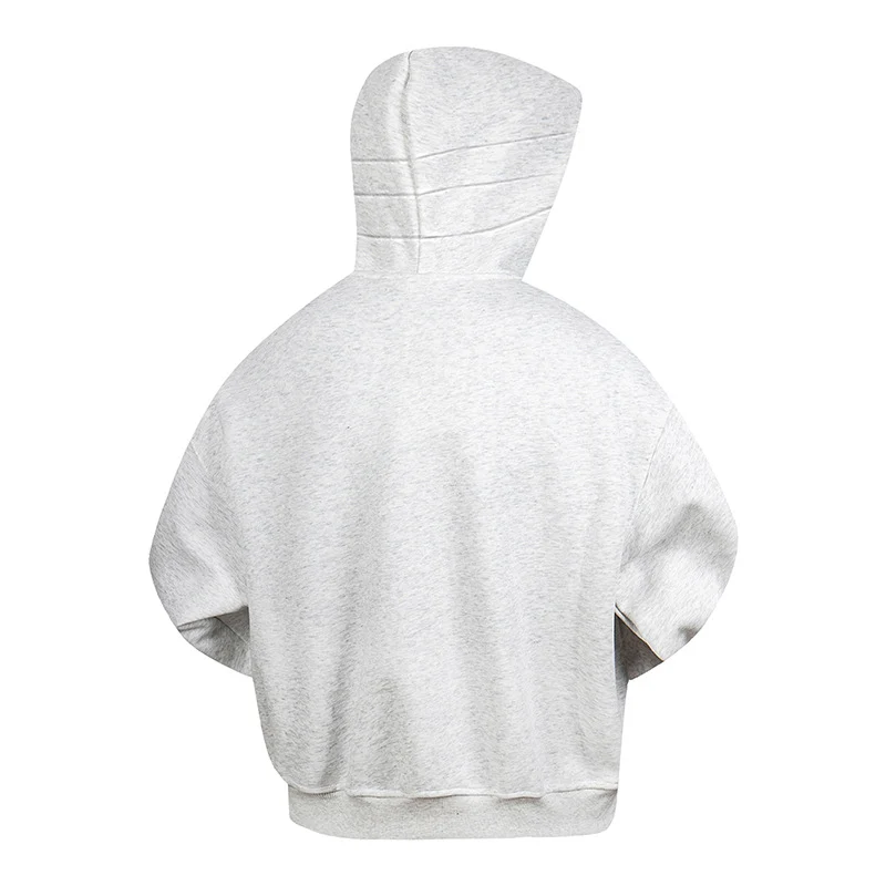 Unisex Oversize-Kapuzenpullover mit Kängurutasche und gerippten Bündchen Drune