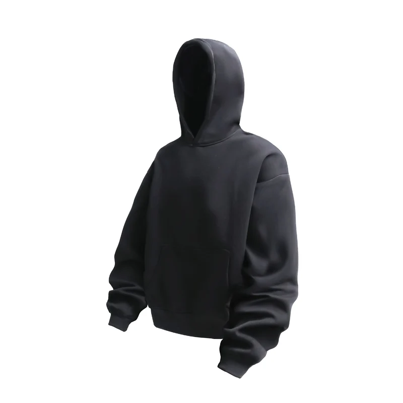 Unisex Oversize-Kapuzenpullover aus schwerer Fleecequalität mit Kängurutasche Drune