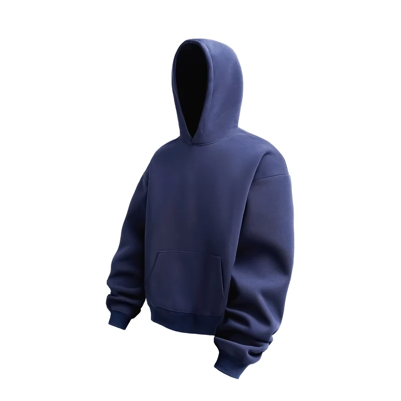 Unisex Oversize-Kapuzenpullover aus schwerer Fleecequalität mit Kängurutasche Drune