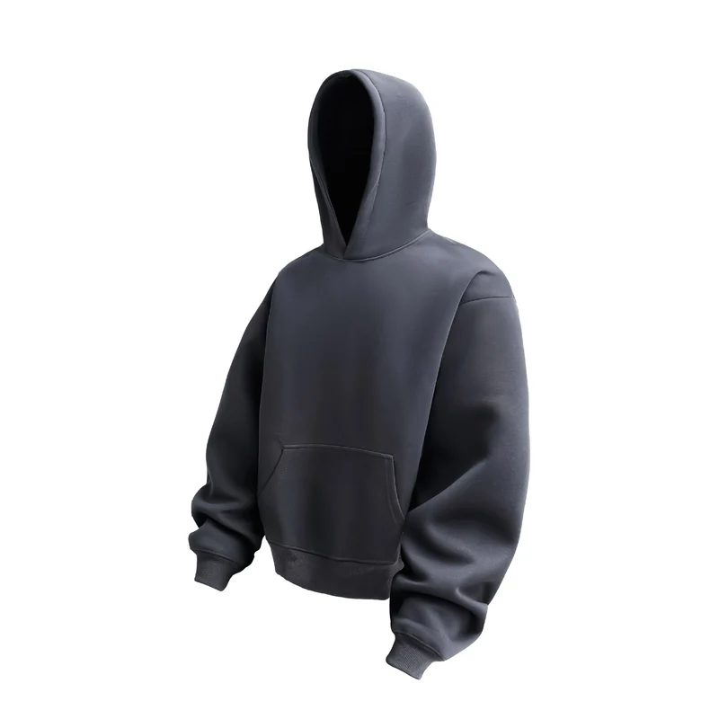 Unisex Oversize-Kapuzenpullover aus schwerer Fleecequalität mit Kängurutasche Drune