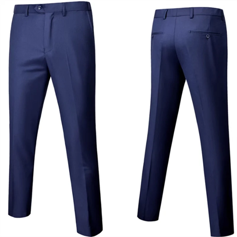 Herren Zweiteiliger Slim-Fit Anzug mit Ein-Knopf-Sakko und schmaler Anzughose Drune