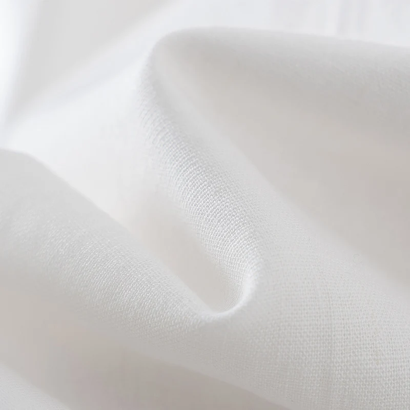 Damen Relaxed Palazzo-Hose aus Viskose‑Leinen mit Bundfalte und Tunnelzug Drune