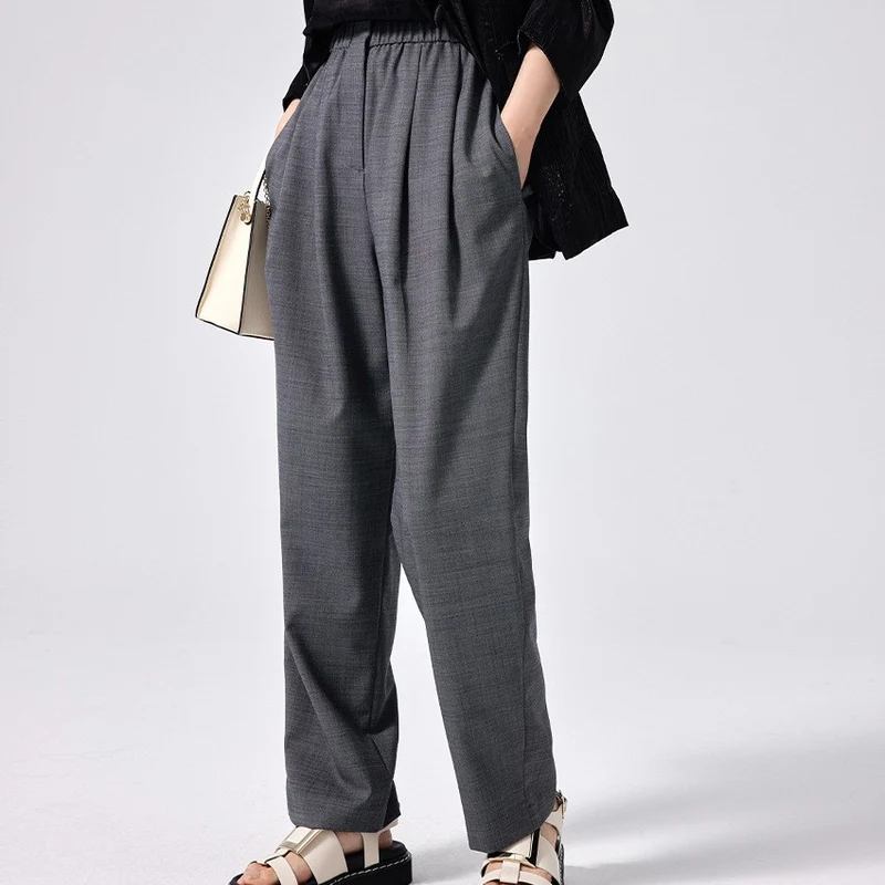 Damen Oversized Hahnentritt-Blazer mit Reverskragen und legerer Silhouette Drune