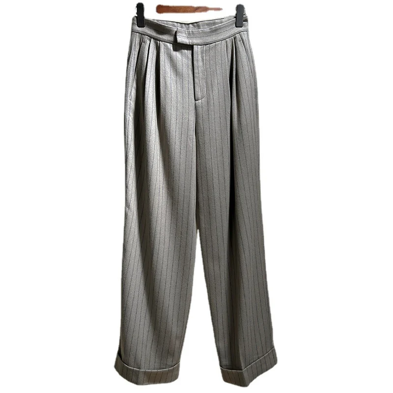 Damen Oversize Wollmantel im Clean‑Cut‑Design mit Reverskragen und verdeckter Knopfleiste Drune