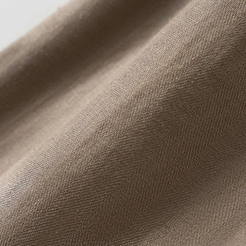 Damen Leinen-Bundfalten-Palazzo mit elastischem Komfortbund und seitlichen Eingrifftaschen Drune